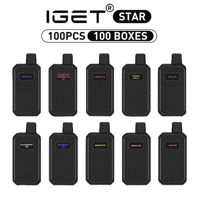 IGET Star 100 Pcs / 10 Boxes Wholesale
