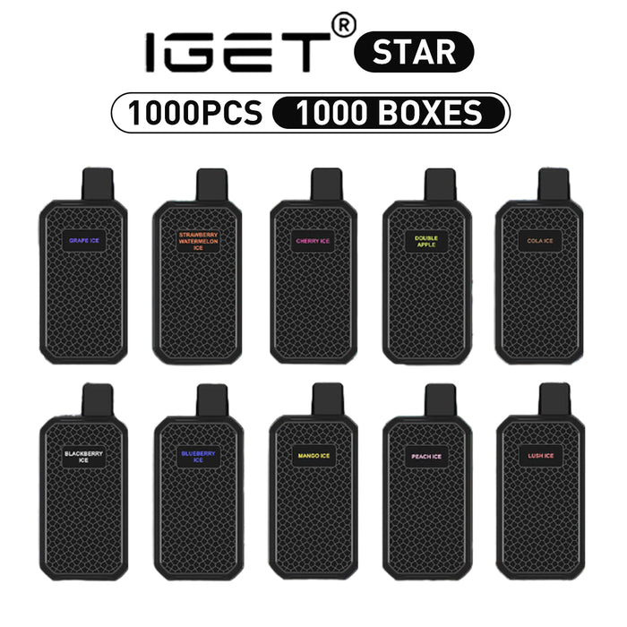 IGET Star 1000 Pcs / 100 Boxes Wholesale