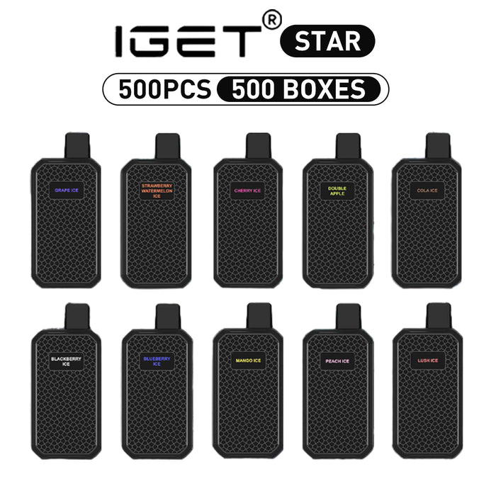 IGET Star 500 Pcs / 50 Boxes Wholesale