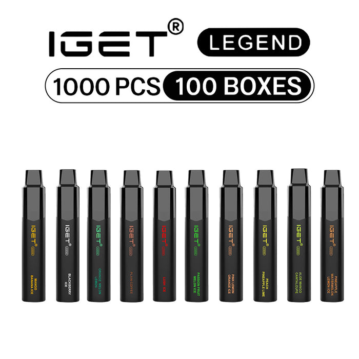 IGET Legend 1000 Pcs / 100 Boxes Wholesale