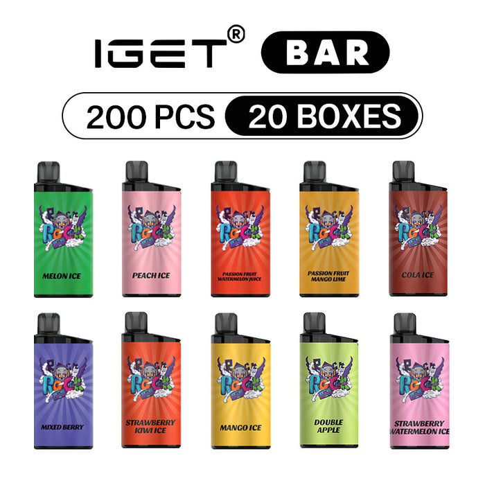 IGET Bar 200 Pcs / 20 Boxes Wholesale