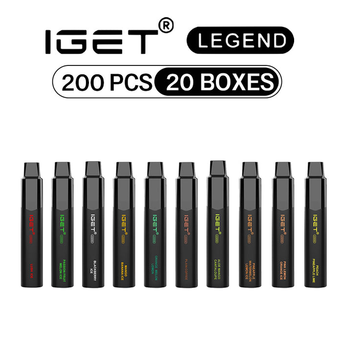 IGET Legend 200 Pcs / 20 Boxes Wholesale
