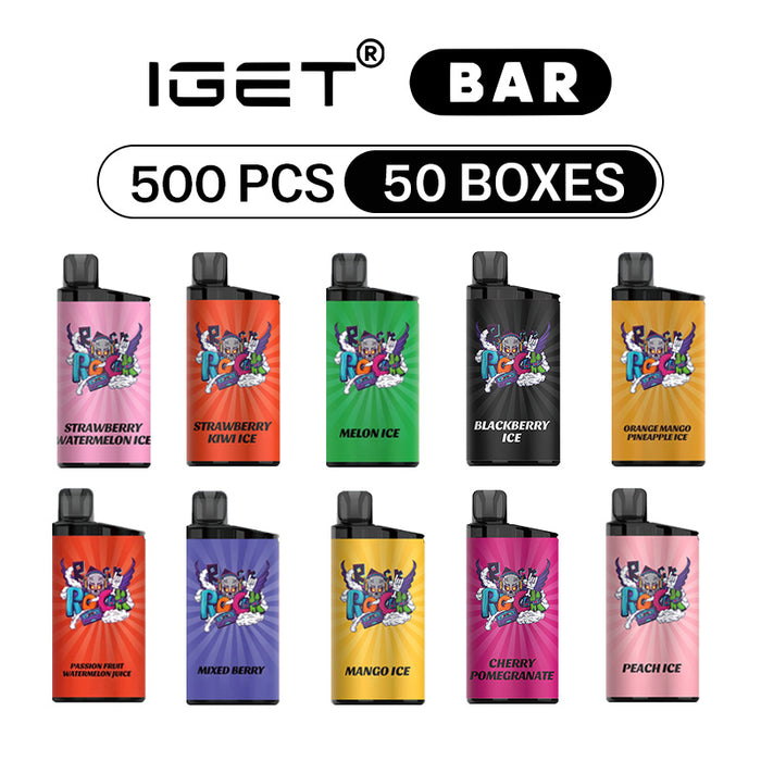 IGET Bar 500 Pcs / 50 Boxes Wholesale