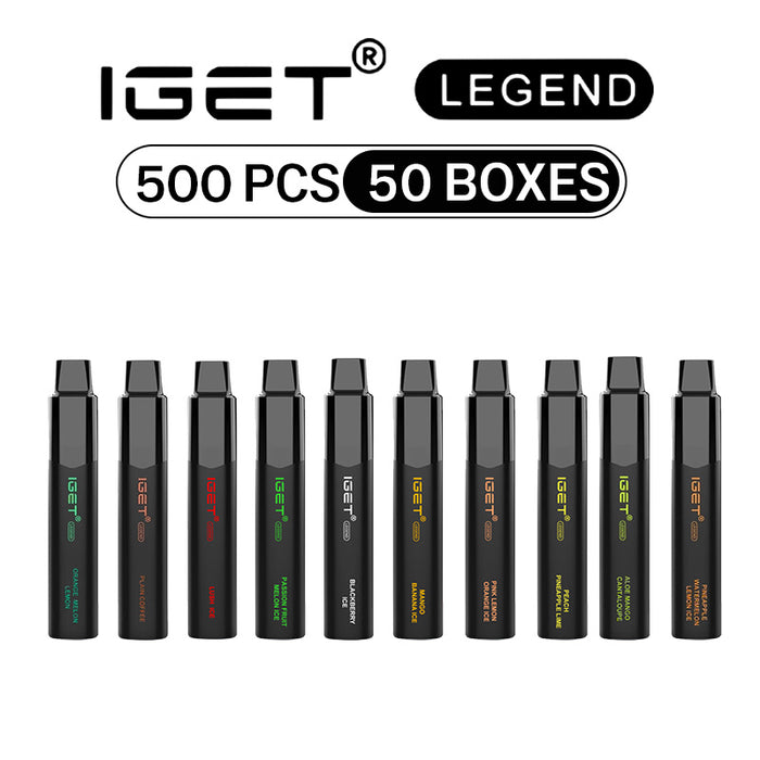 IGET Legend 500 Pcs / 50 Boxes Wholesale