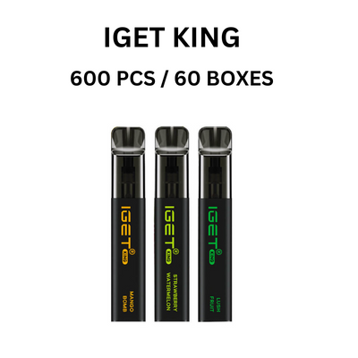 IGET KING 600 Pcs / 60 BOXES Wholesale